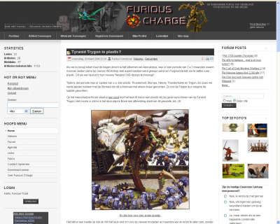 Furious Charge - De warhammer portal van Nederland en België