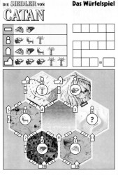 Catan Dobbelspel (scoreblad; duits)