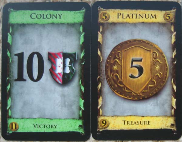 Colony and Platinum cards