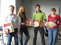 v.l.n.r.: 1. Thijs; 3. Anne; 2. Jos; 4. Laura